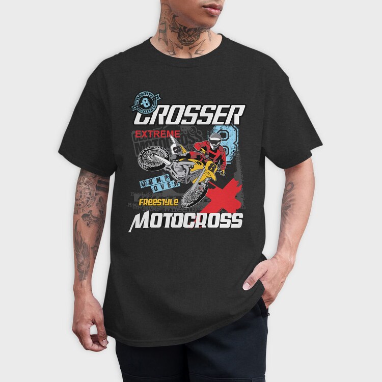 Freestyle Motocross Champ, Tricou Barbati (Unisex)
