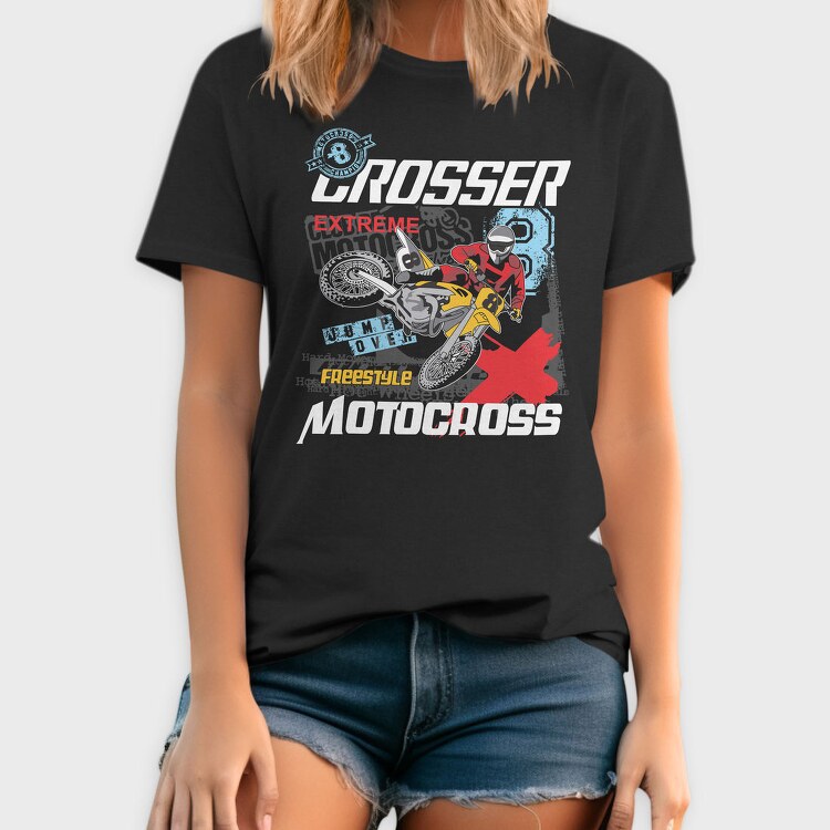 Freestyle Motocross Champ, Tricou Barbati (Unisex)