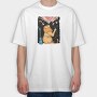 Smoke Lion Vibes, Tricou Oversize Barbati (Unisex)