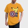 Pikachu Captain Shield, Tricou Barbati (Unisex)