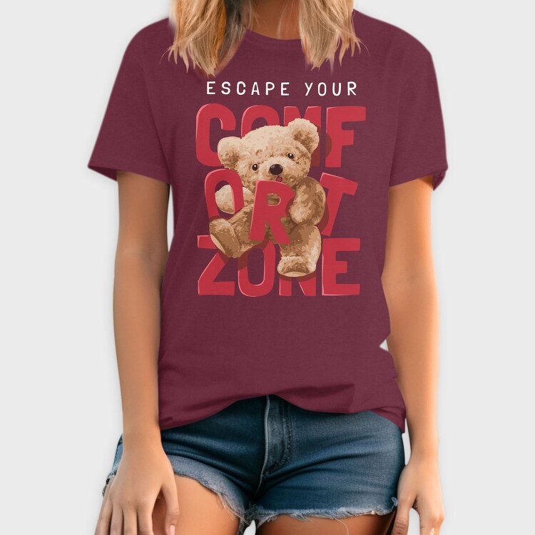 Teddy Escape Zone, Tricou Barbati (Unisex)