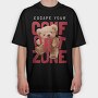 Teddy Escape Zone, Tricou Oversize Barbati (Unisex)