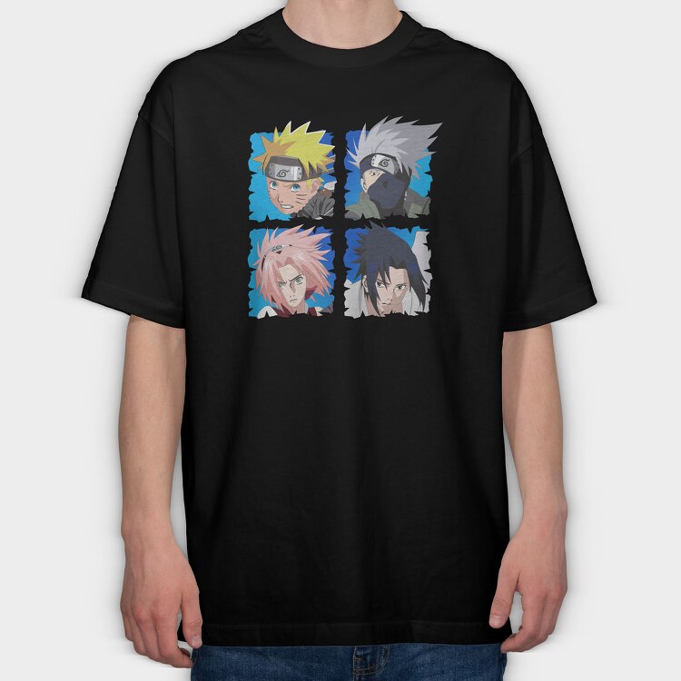 Naruto 58, Tricou Oversize Barbati (Unisex)