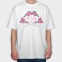 Girl Gang Blooms, Tricou Oversize Barbati (Unisex)