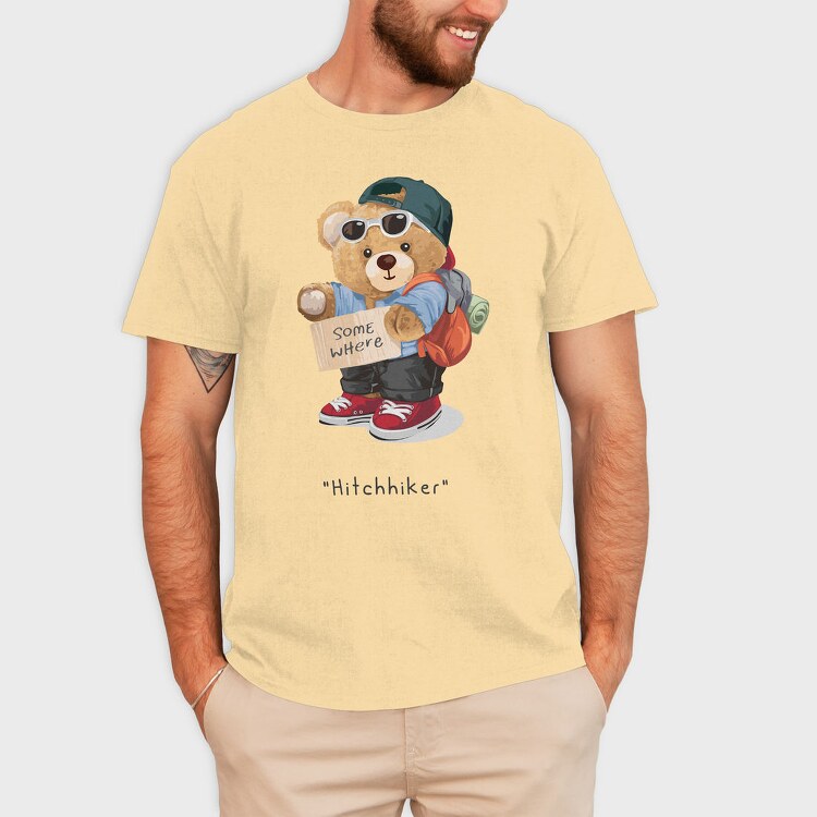 Teddy Hiker Vibes, Tricou Barbati (Unisex)