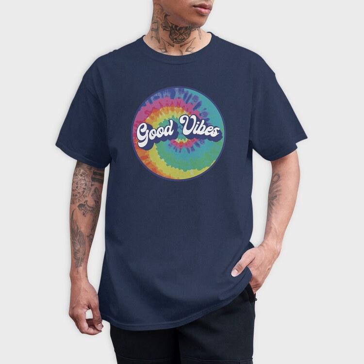 Good Vibes Circle, Tricou Barbati (Unisex)