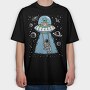 Space Alien Swing, Tricou Oversize Barbati (Unisex)