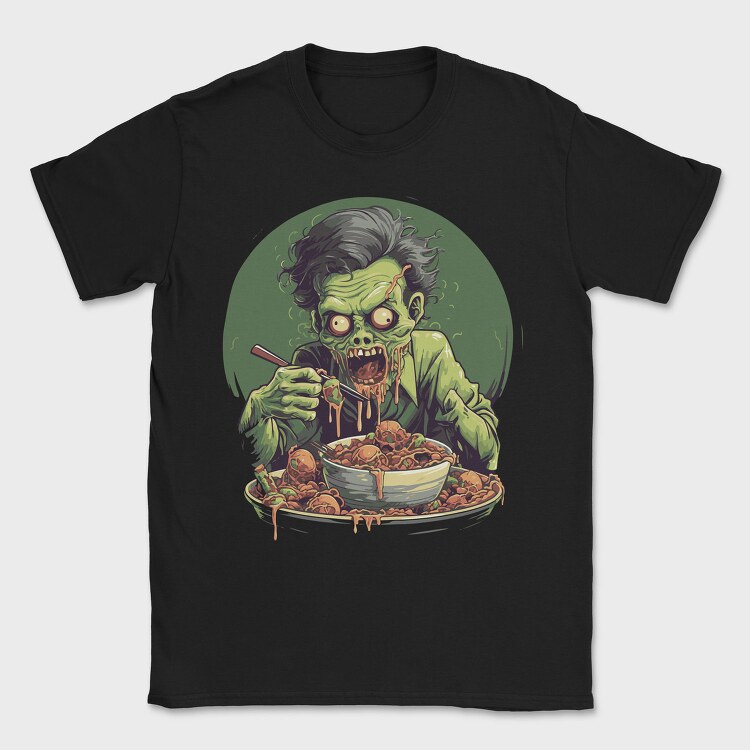 Zombie Eating, Tricou Barbati (Unisex)