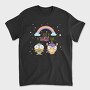 Rainbow Unicorn Duo, Tricou Barbati (Unisex)