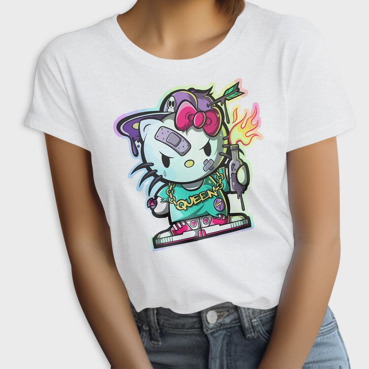 Punk Kitty Queen, Tricou Femei