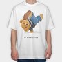 Teddy Hip Hop Dance, Tricou Oversize Barbati (Unisex)
