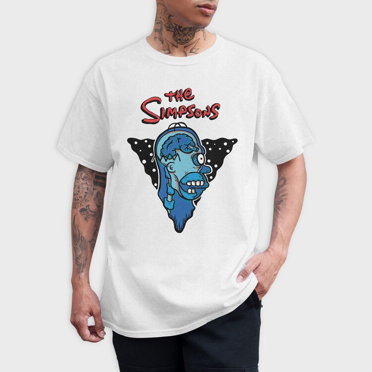 Space Ape Simpsons, Tricou Barbati (Unisex)