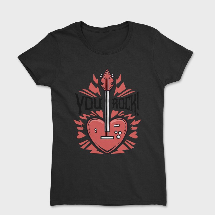 You Rock Love Guitar, Tricou Femei