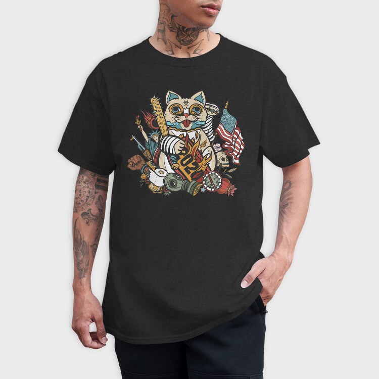 Cat Rebellion 2020, Tricou Barbati (Unisex)