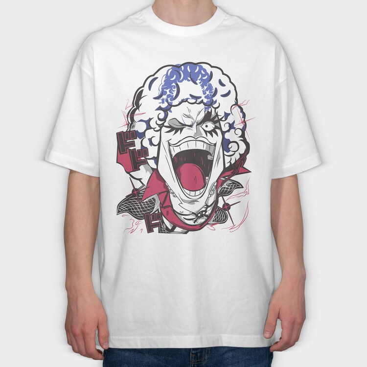 One Piece 123, Tricou Oversize Barbati (Unisex)
