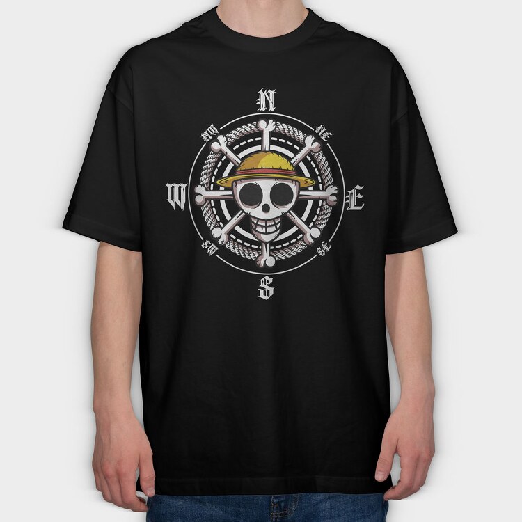 One Piece 12, Tricou Oversize Barbati (Unisex)