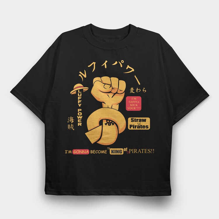 One Piece 18, Tricou Oversize Barbati (Unisex)