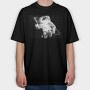 Space Cadet Escape, Tricou Oversize Barbati (Unisex)