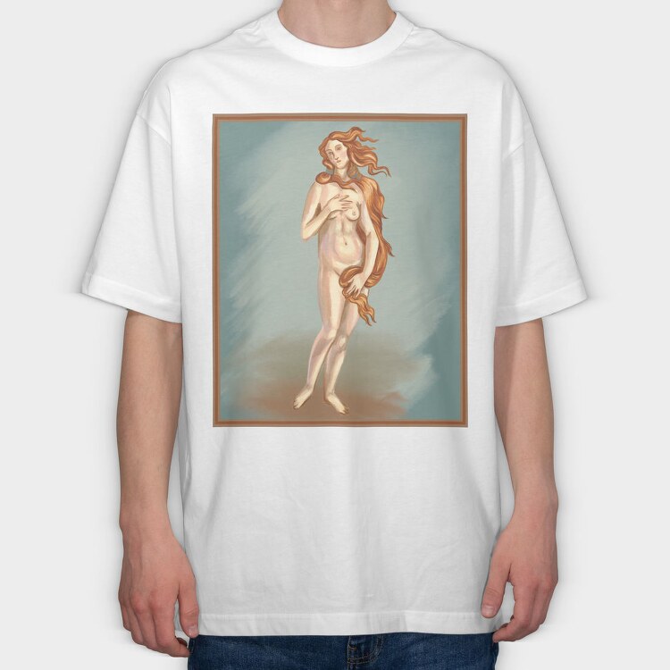 Red Hair Muse, Tricou Oversize Barbati (Unisex)