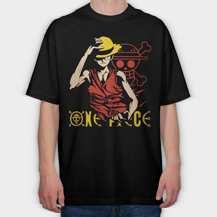 One Piece 135, Tricou Oversize Barbati (Unisex)