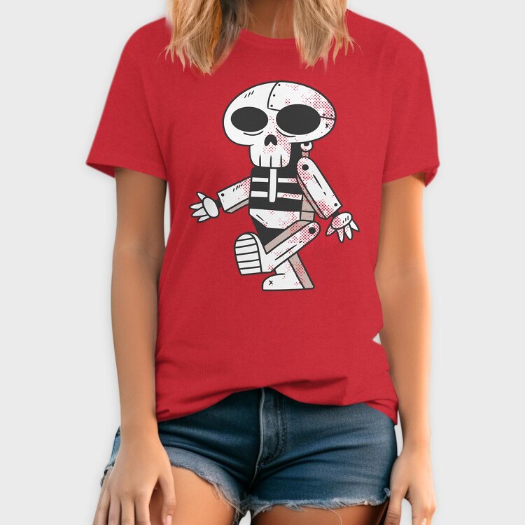 Robot Skull, Tricou Barbati (Unisex)