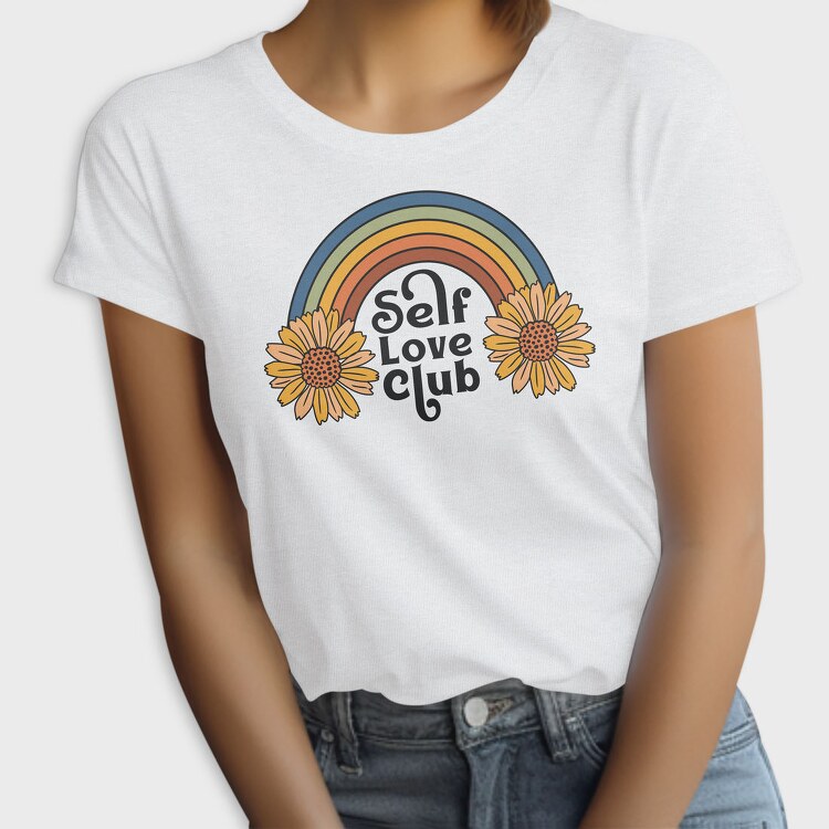 Rainbow Daisy Vibes, Tricou Femei