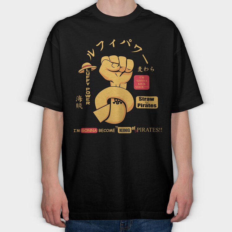 One Piece 18, Tricou Oversize Barbati (Unisex)