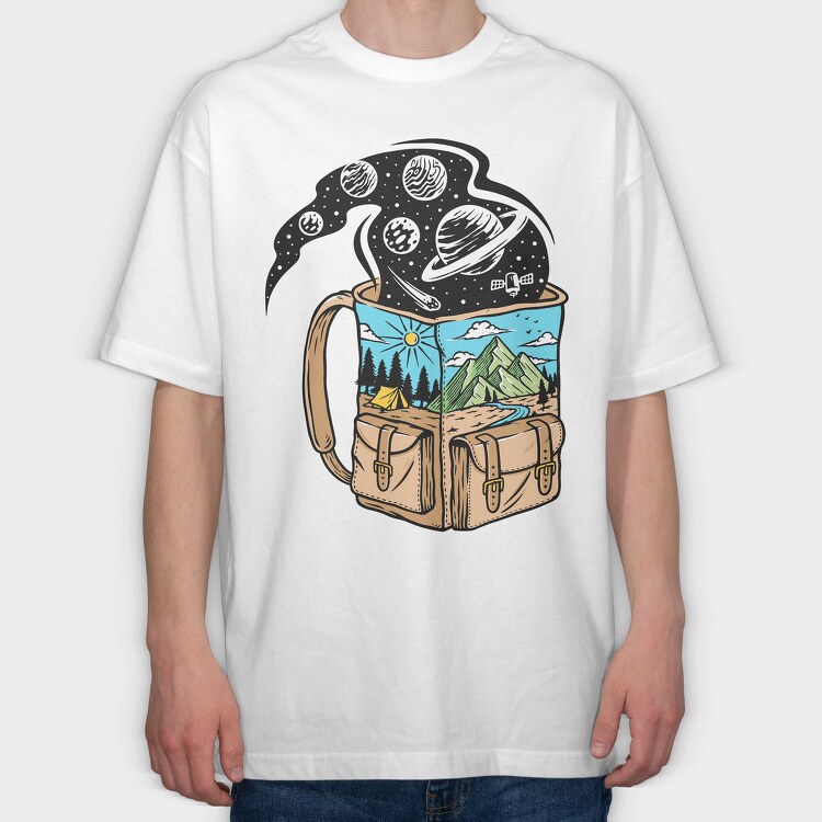 Space Camp Dreams, Tricou Oversize Barbati (Unisex)