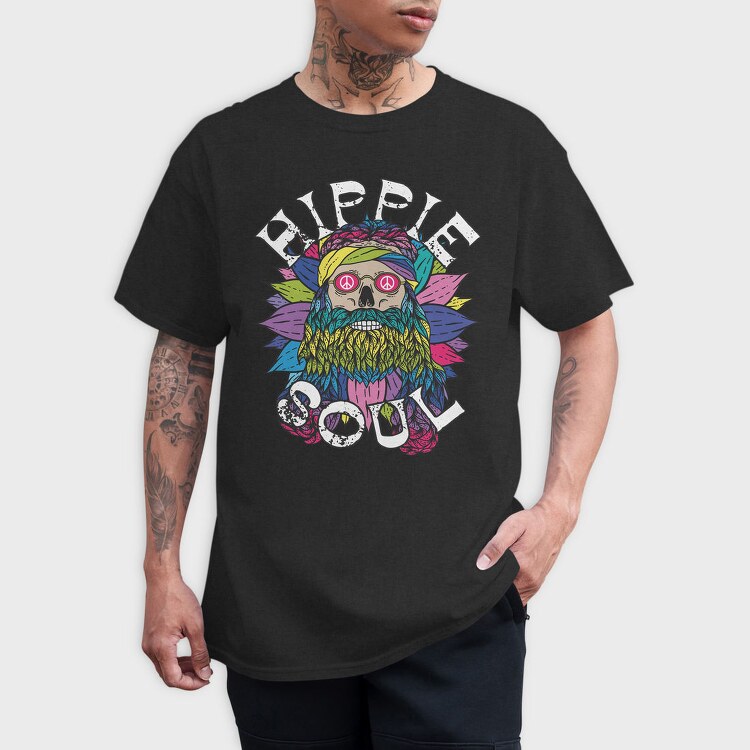 Hippie Soul Vibes, Tricou Barbati (Unisex)