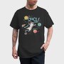 Space Cat Adventure, Tricou Barbati (Unisex)