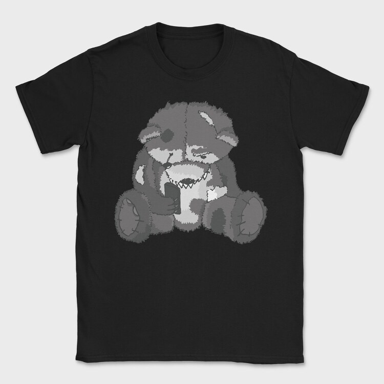 Zombie Teddy Bear 2, Tricou Barbati (Unisex)