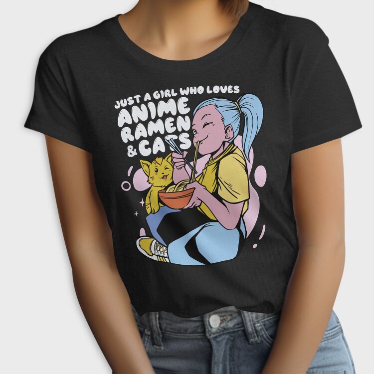 Ramen Cat Love, Tricou Femei