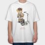 Teddy Rockstar Streetwear, Tricou Oversize Barbati (Unisex)