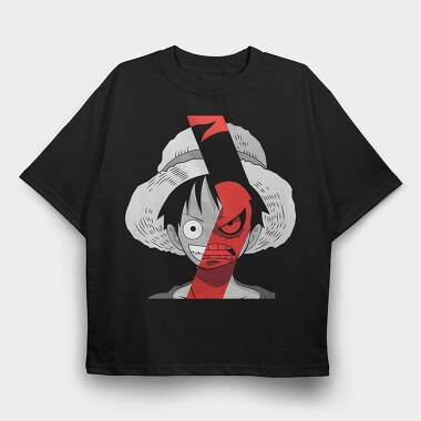 One Piece 47, Tricou Oversize Barbati (Unisex)
