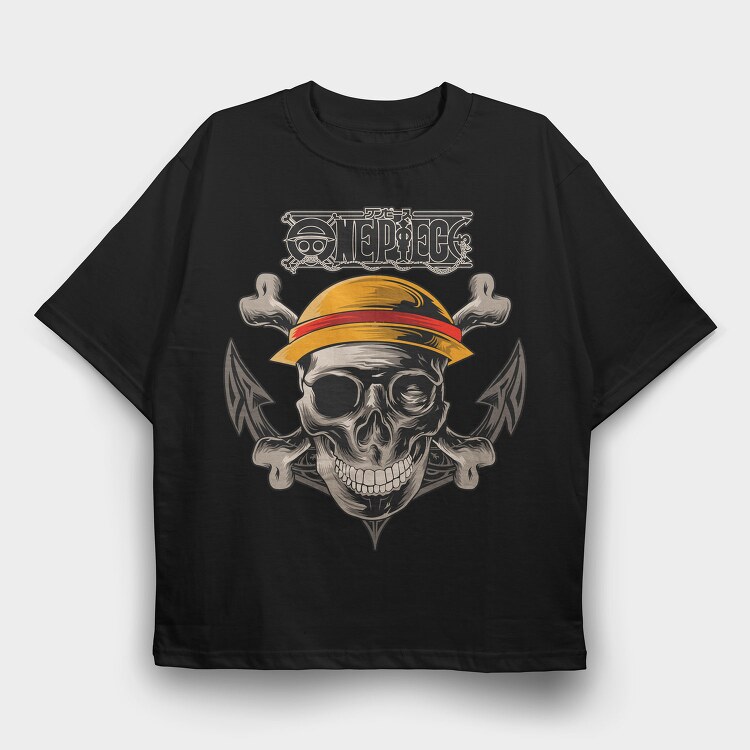 One Piece 50, Tricou Oversize Barbati (Unisex)