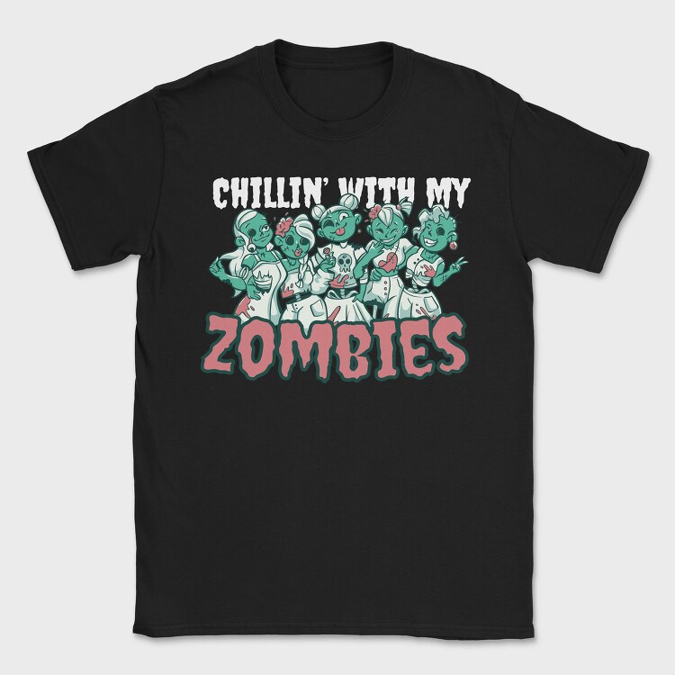 Zombie Besties, Tricou Barbati (Unisex)