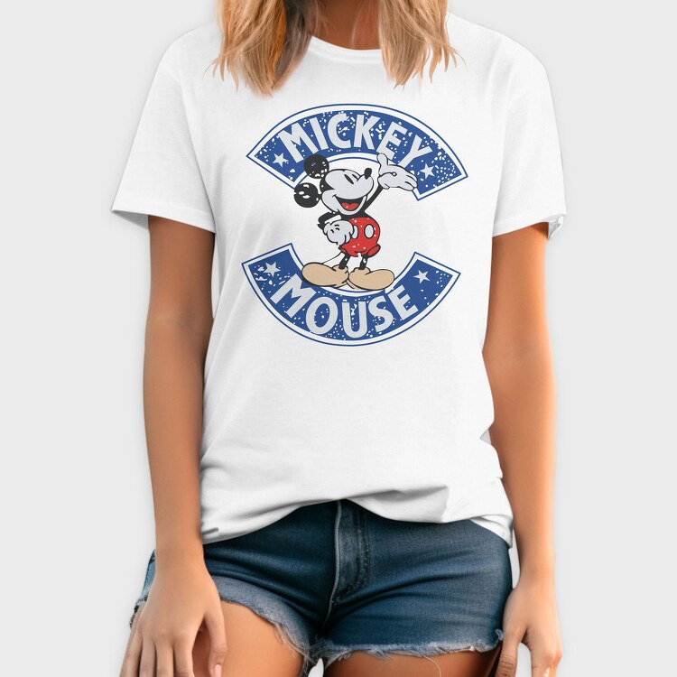 Mickey Mouse Emblem, Tricou Barbati (Unisex)