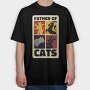 Catfather Of Cats, Tricou Oversize Barbati (Unisex)