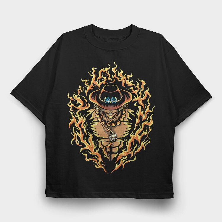 One Piece 57, Tricou Oversize Barbati (Unisex)