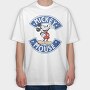Mickey Mouse Emblem, Tricou Oversize Barbati (Unisex)