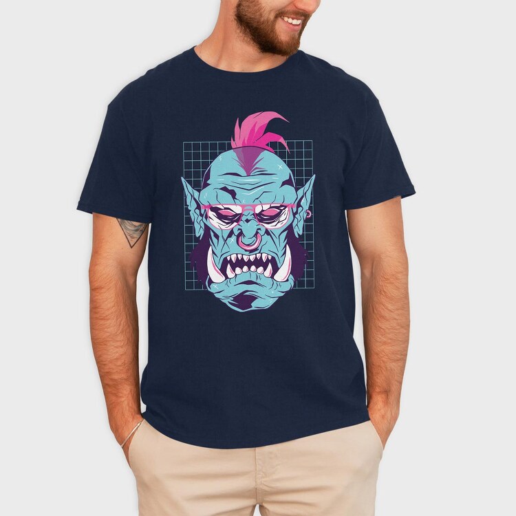 Orc Vaporwave, Tricou Barbati (Unisex)