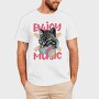 Cat Music Vibes, Tricou Barbati (Unisex)