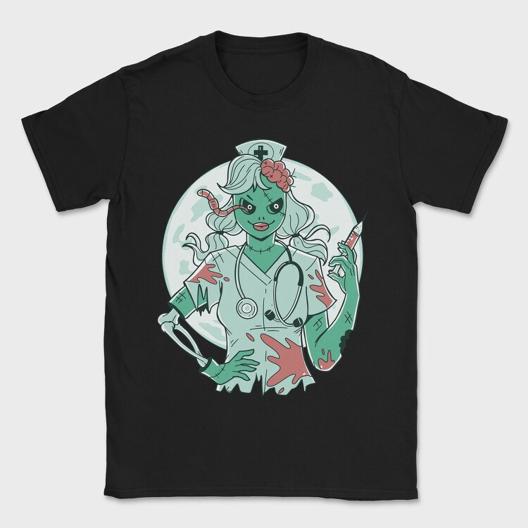 Zombie Nurse, Tricou Barbati (Unisex)