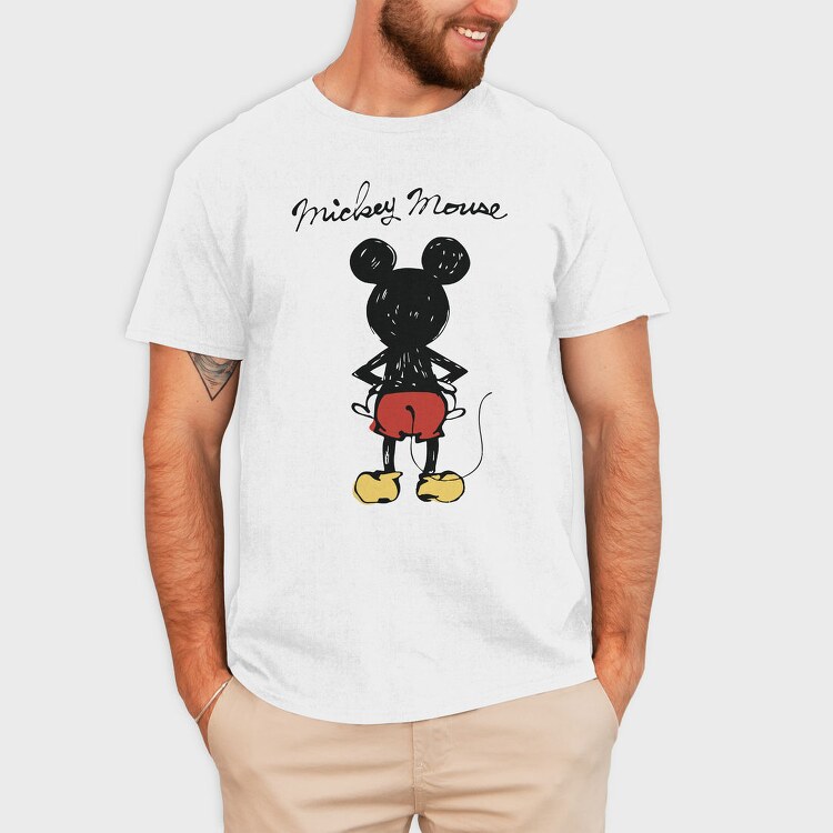 Mickeys Midnight Stroll, Tricou Barbati (Unisex)