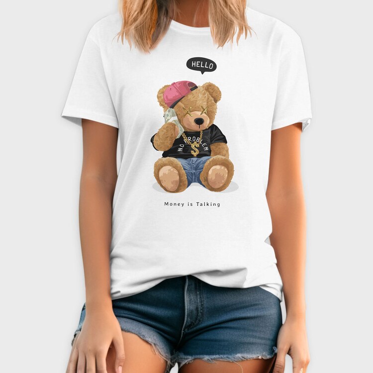 Teddy Streetwear Vibes, Tricou Barbati (Unisex)