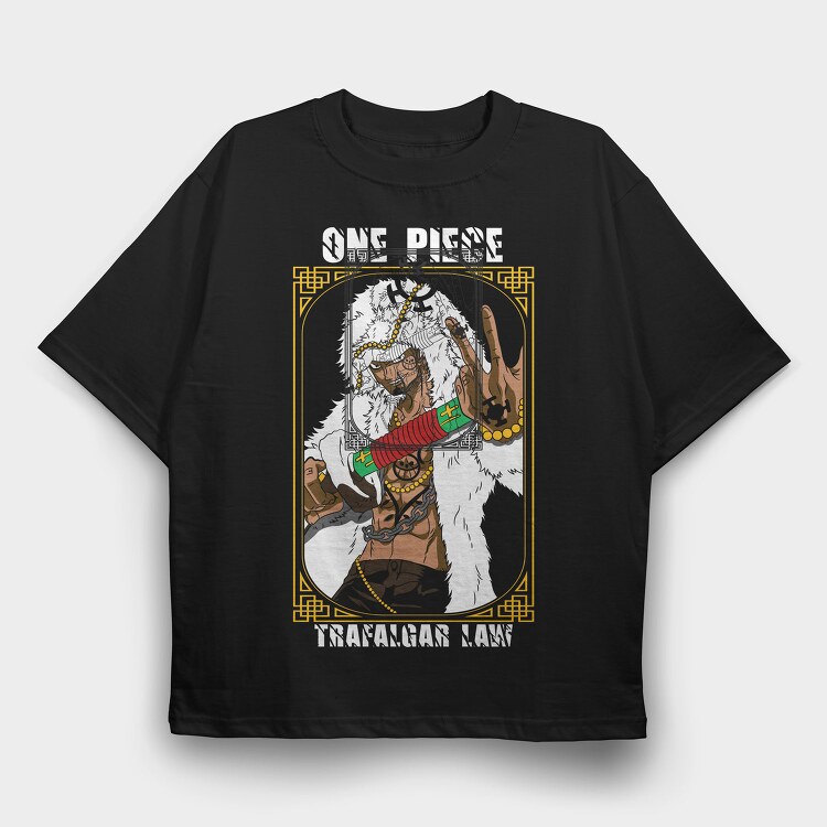 One Piece 91, Tricou Oversize Barbati (Unisex)