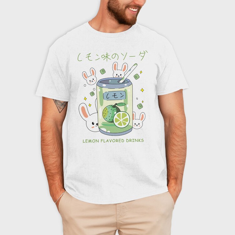Lemon Bunny Soda, Tricou Barbati (Unisex)