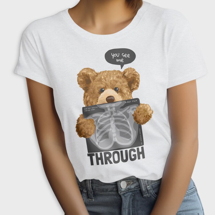 Teddy X-Ray Vibes, Tricou Femei