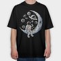 Space Donut Astronaut, Tricou Oversize Barbati (Unisex)