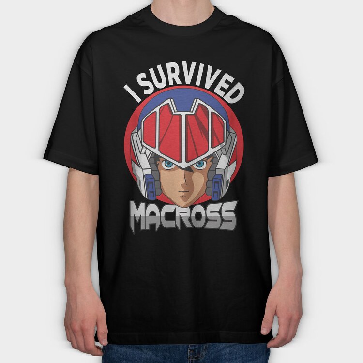 Robotech 3, Tricou Oversize Barbati (Unisex)